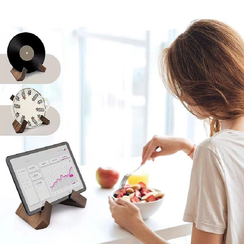 YZBZ Wooden recipe stand, can be used for reading, display, etc. 6 pieces per pack