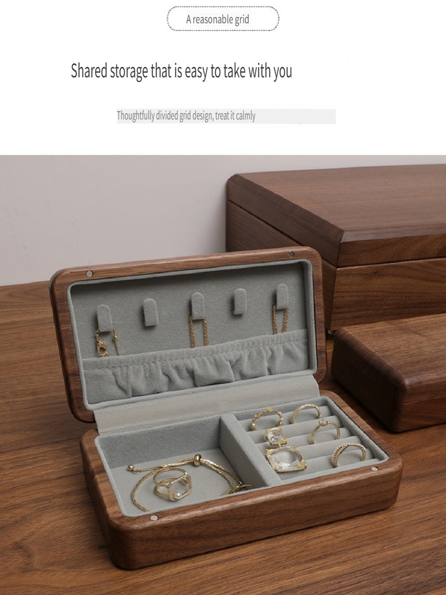 MYZD North American black walnut jewelry box