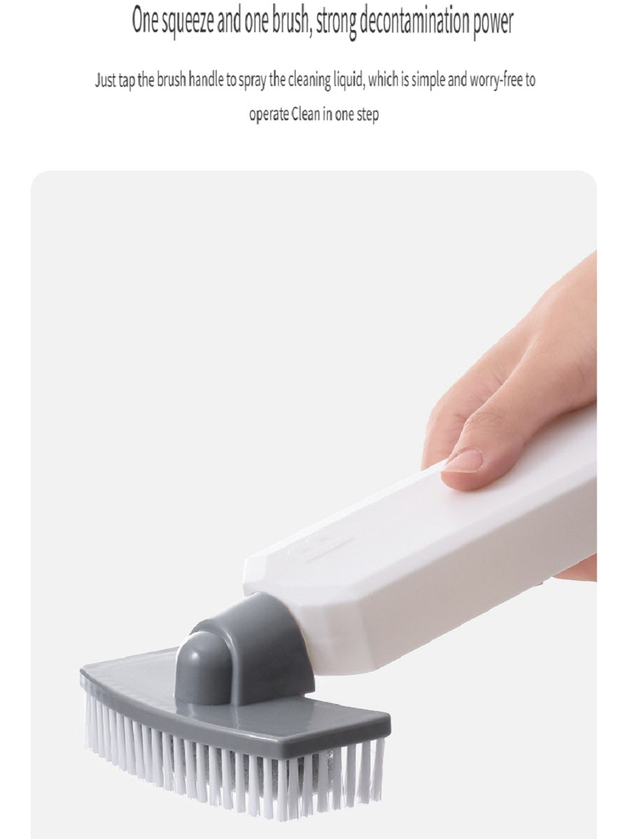 FaSoLa Multifunctional liquid storage squeeze sponge brush, household long handle liquid filling with kettle brush