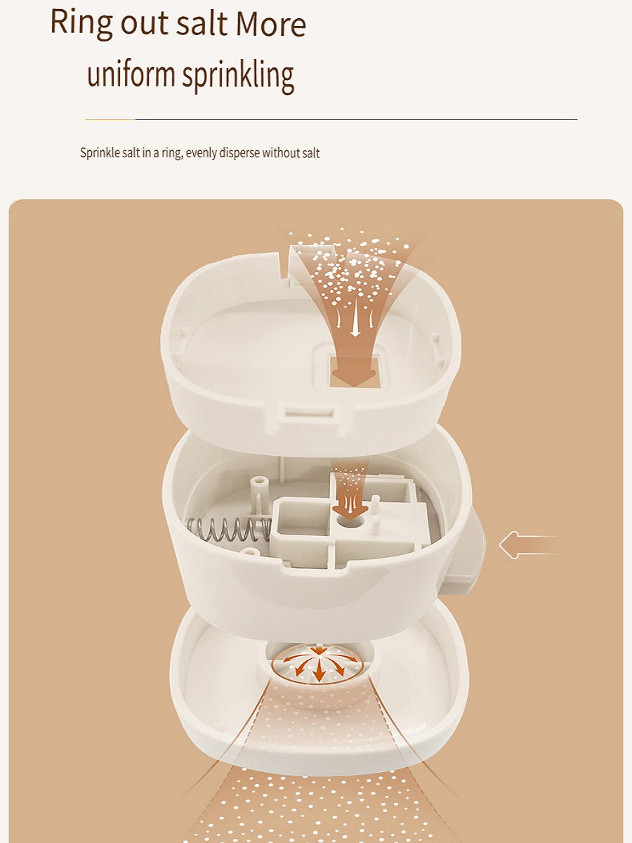 FaSoLa Kitchen push-type quantitative seasoning jar, sealed and moisture-proof