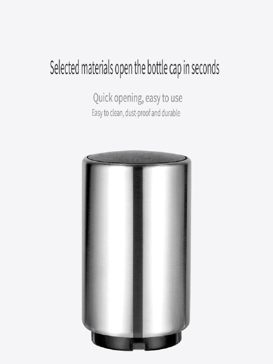 HGD Push-type stainless steel beer bottle opener with magnet adsorption