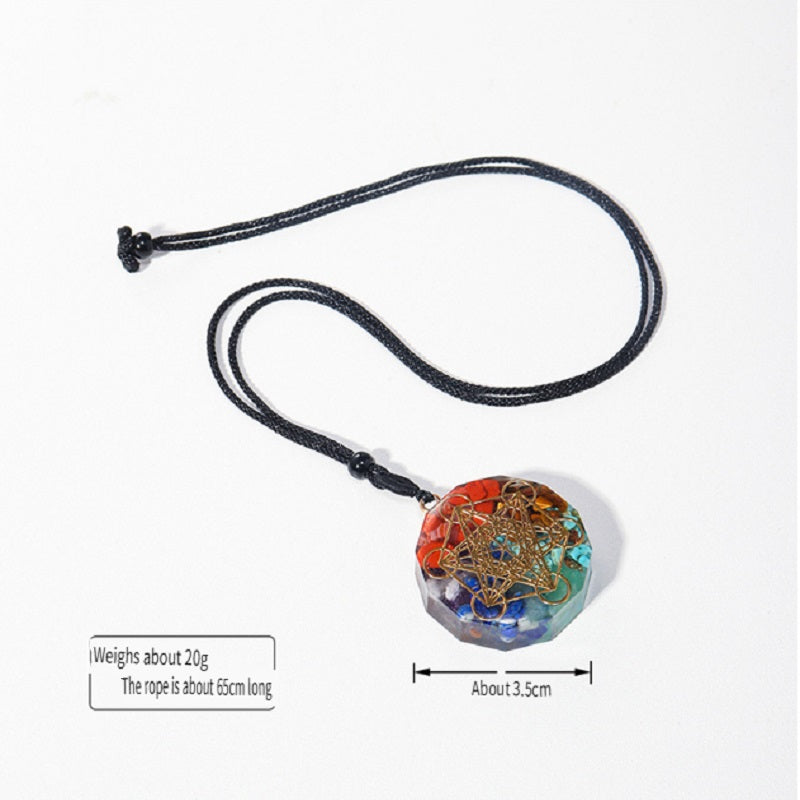 RYS Natural water Organ pendant, crystal necklace jewelry