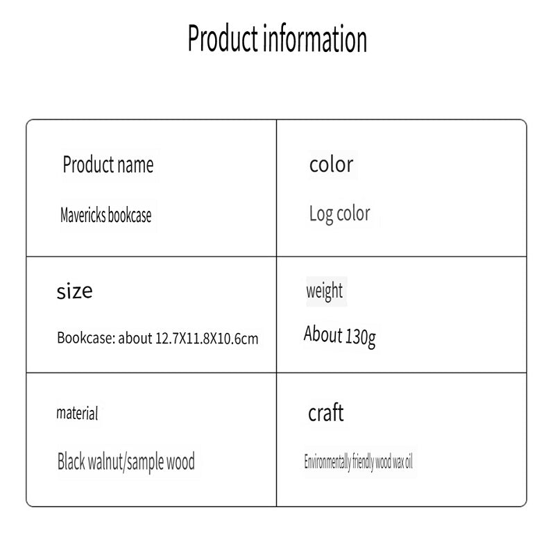 XMT Walnut inlaid beech calf book stand, 2 pcs