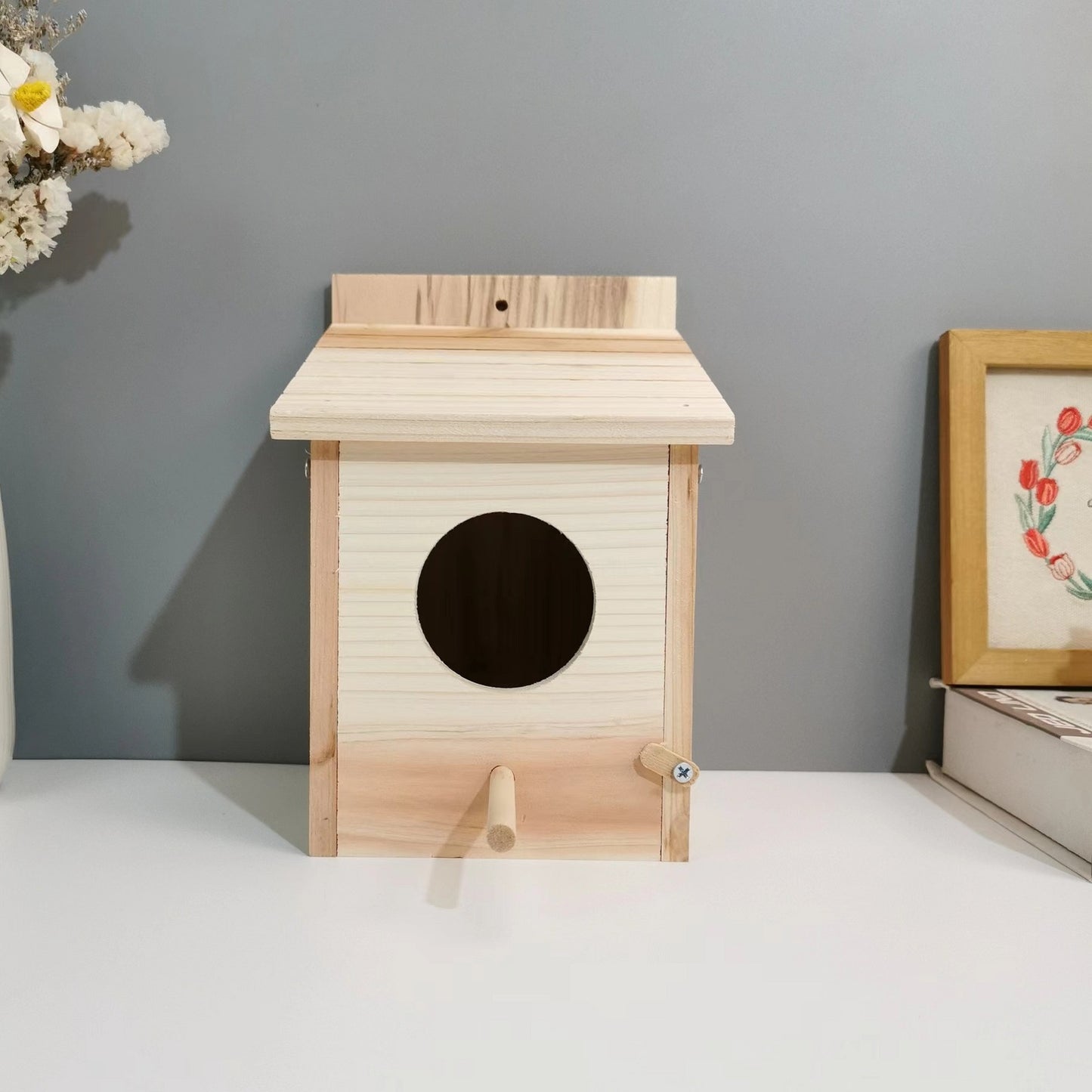 YZBZ Creative wooden bird's nest