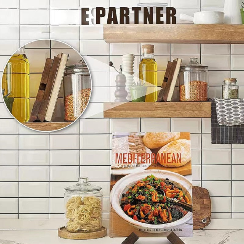 YZBZ Wooden recipe stand, can be used for reading, display, etc. 6 pieces per pack