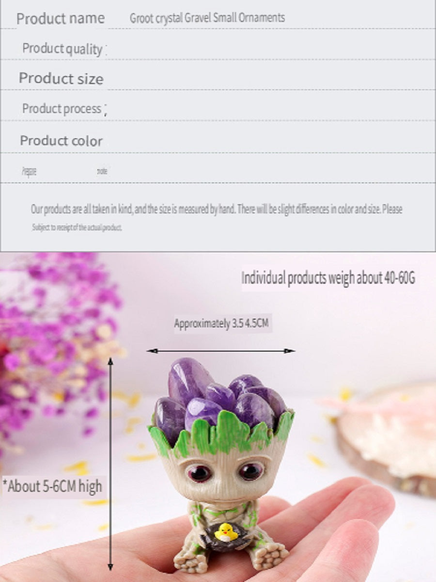 RYS Groot hand-made ornaments made of natural crystals and precious stones