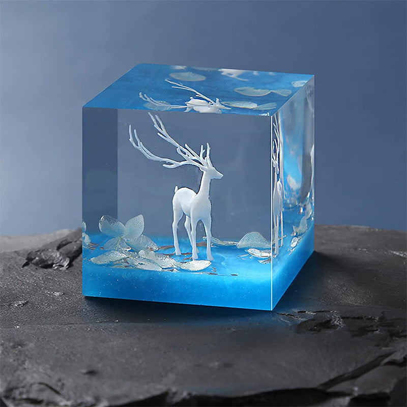 MSH Jellyfish, whales, marine animal models, DIY epoxy resin ornaments, 3D fillers, various styles