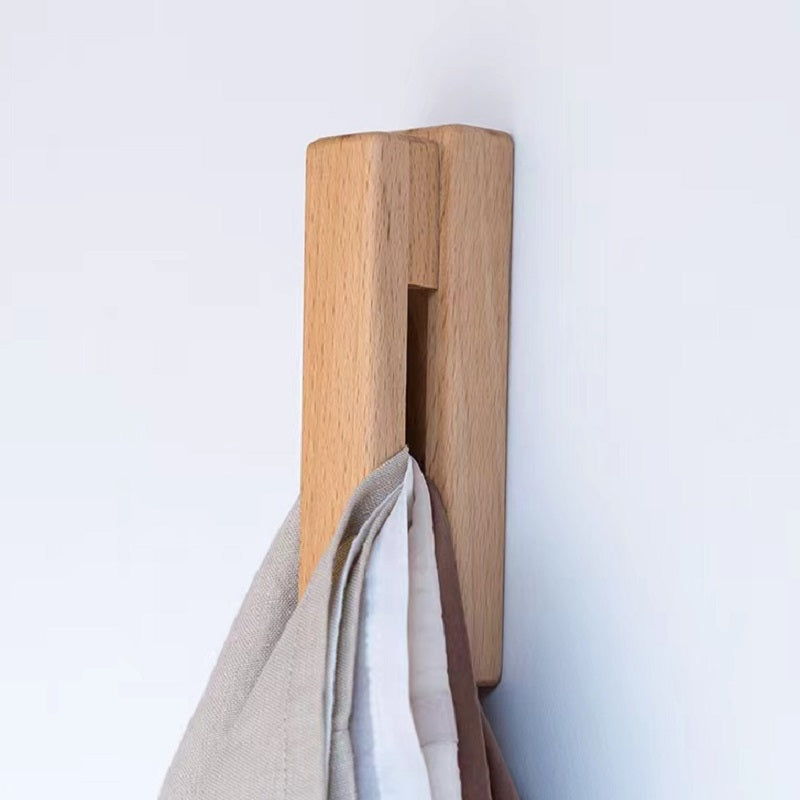 YZBZ Wooden marble towel hook, no punching required