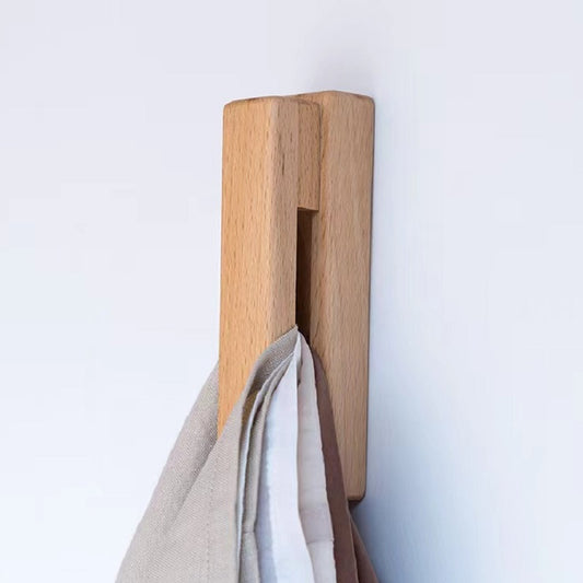 YZBZ Wooden marble towel hook, no punching required