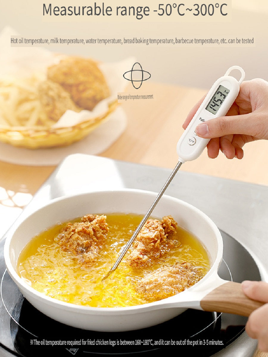 FaSoLa Probe-type food thermometer, suitable for baby bottles and kitchens，Digital display, can measure -50-300 degrees Celsius