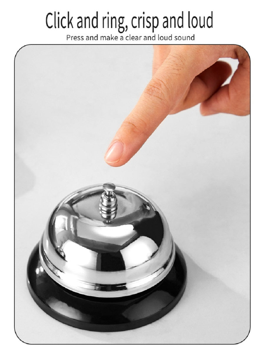 HOMGED Stainless steel mechanical summoning bell, bell ringing device, meal bell reminder device