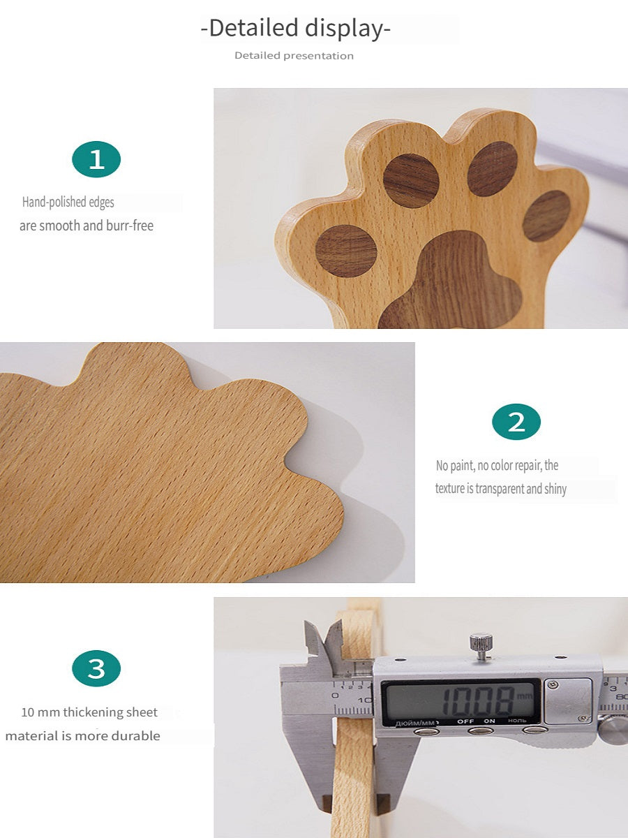 XMT Beech cat claw book stand，2 pieces