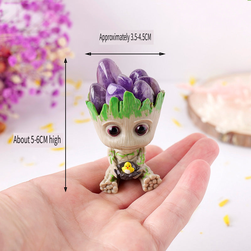 RYS Groot hand-made ornaments made of natural crystals and precious stones