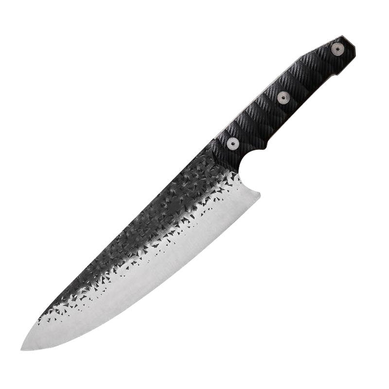 HFD Hand-forged hammered chef's knife, molybdenum vanadium steel handle fiber material, home use