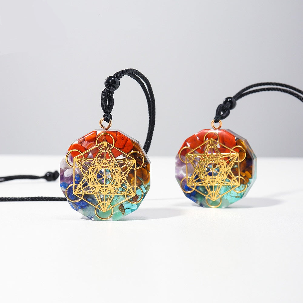 RYS Natural water Organ pendant, crystal necklace jewelry