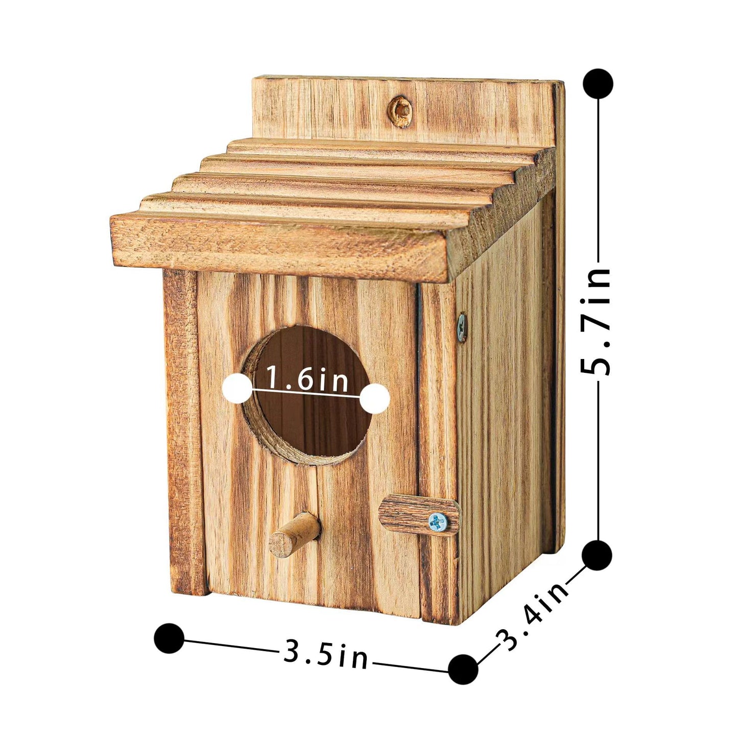 YZBZ Creative wooden bird's nest