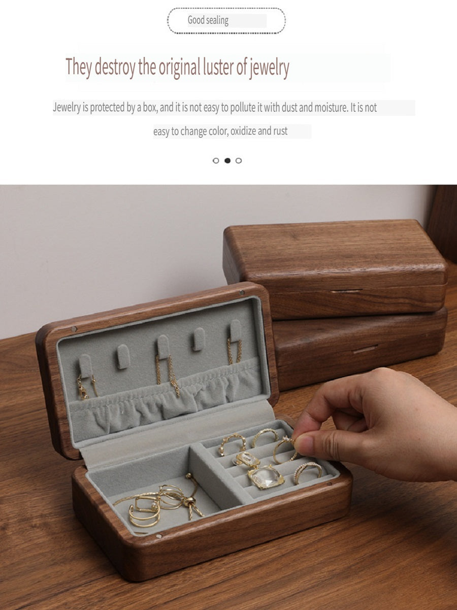 MYZD North American black walnut jewelry box