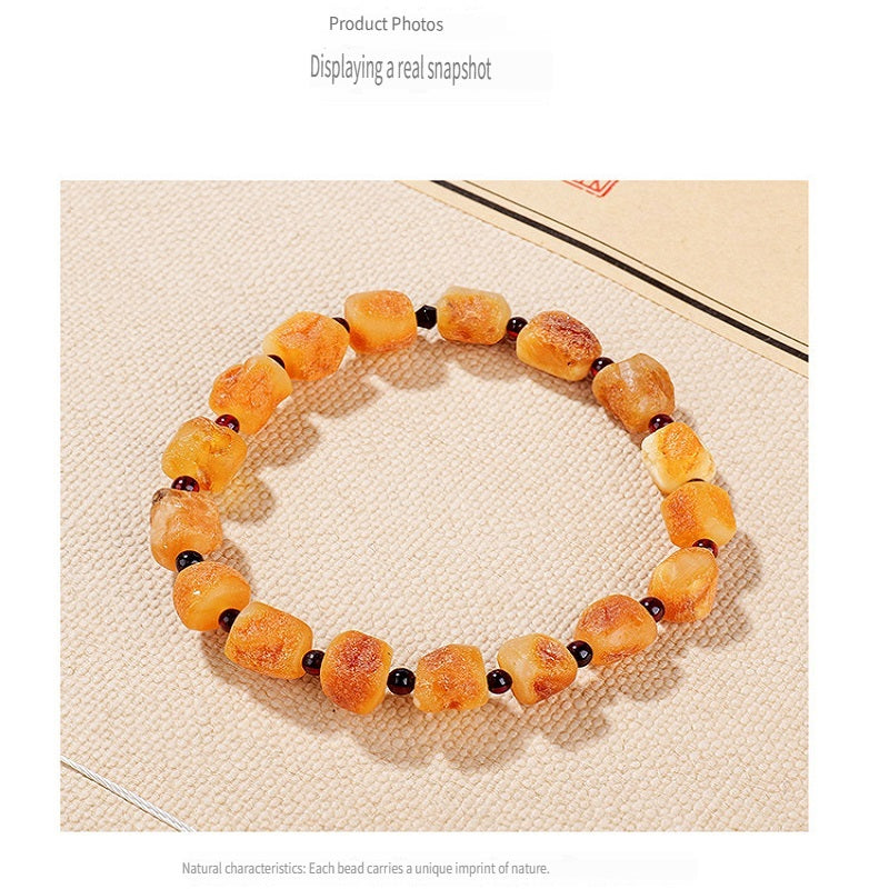 RYS Natural beeswax irregular bracelet