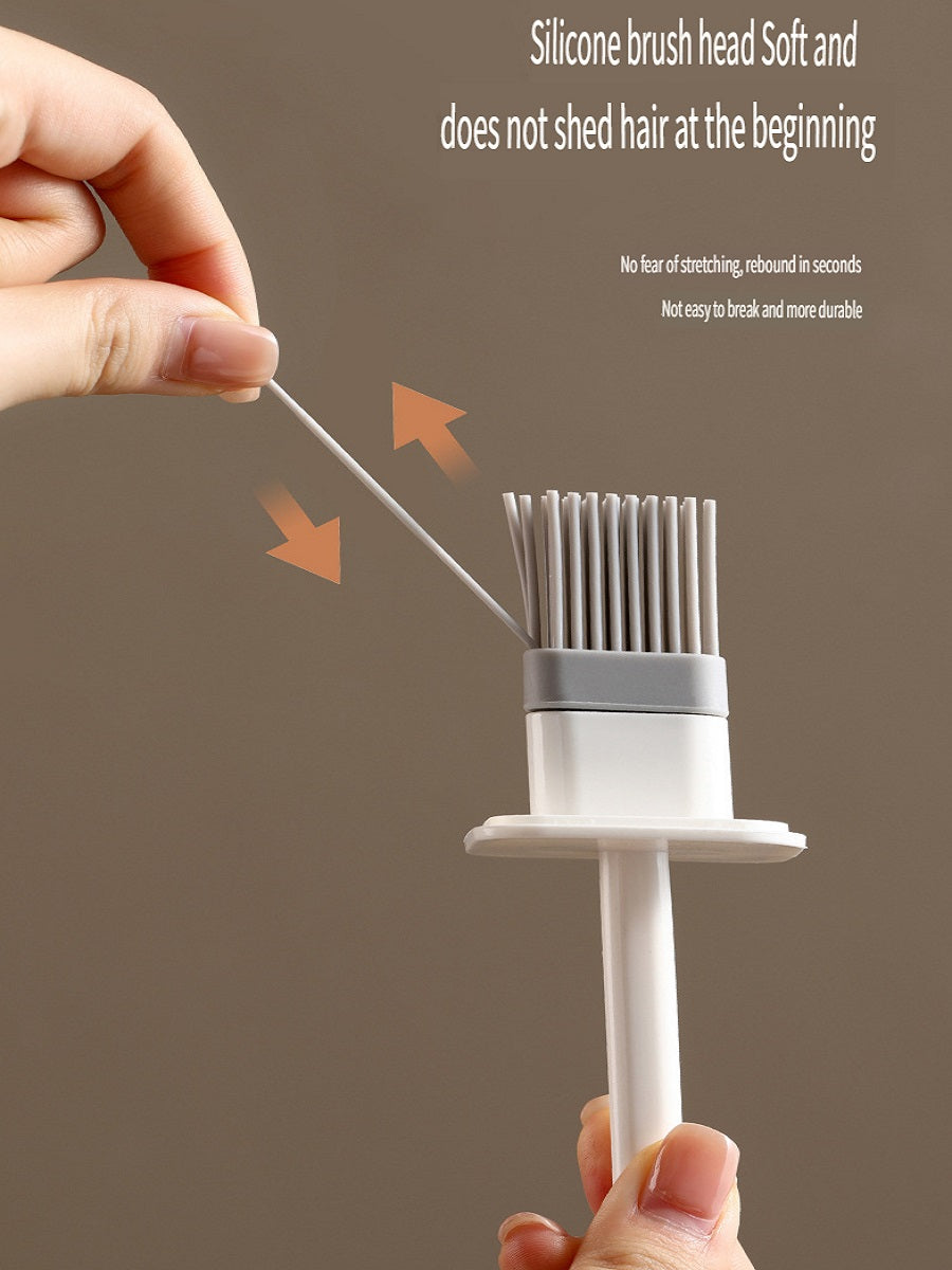 FaSoLa Household silicone oil brush, integrated high temperature resistant oil brush with bottle