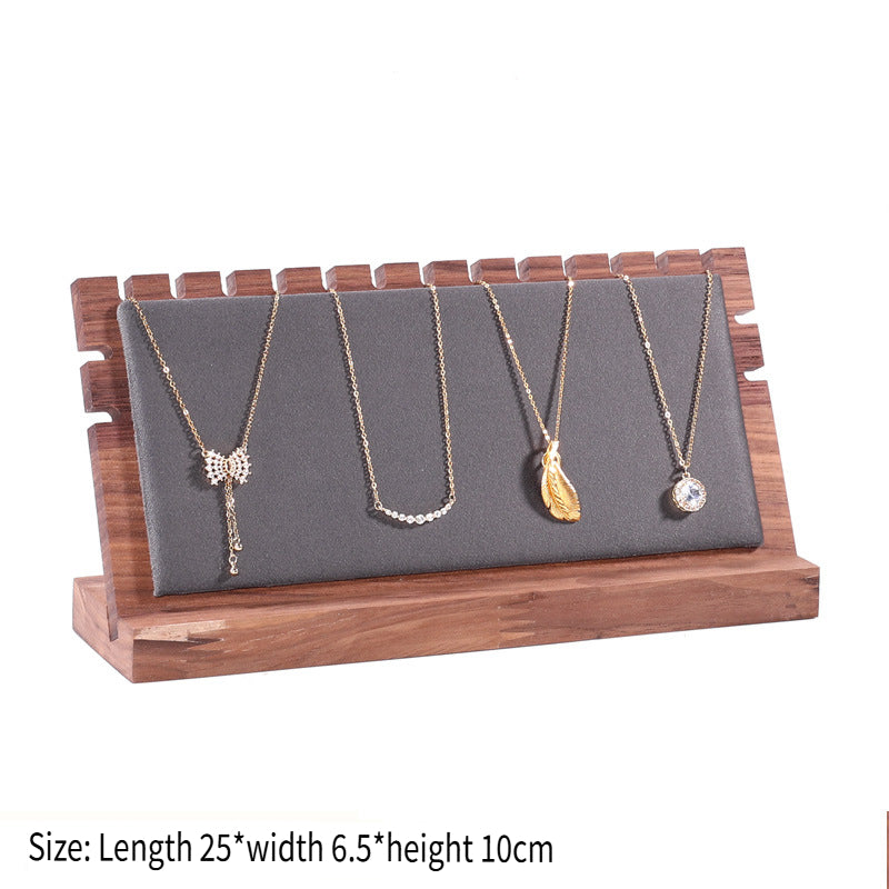 LVCAI Walnut jewelry display stand, a variety of styles