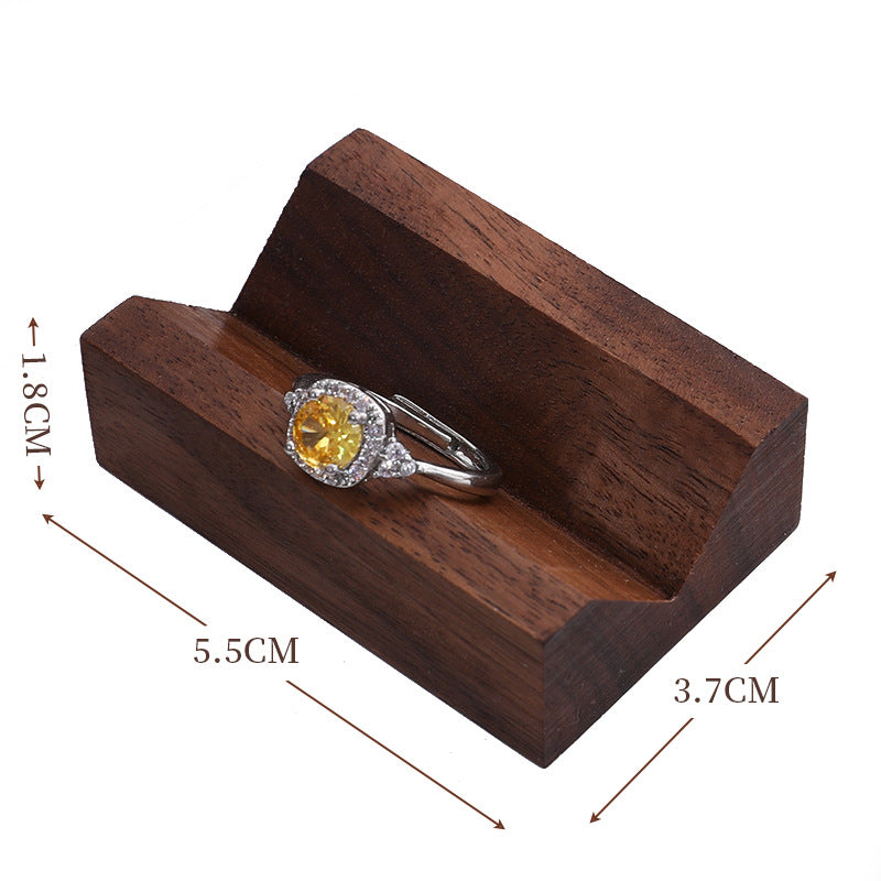 LVCAI Walnut jewelry display stand, a variety of styles