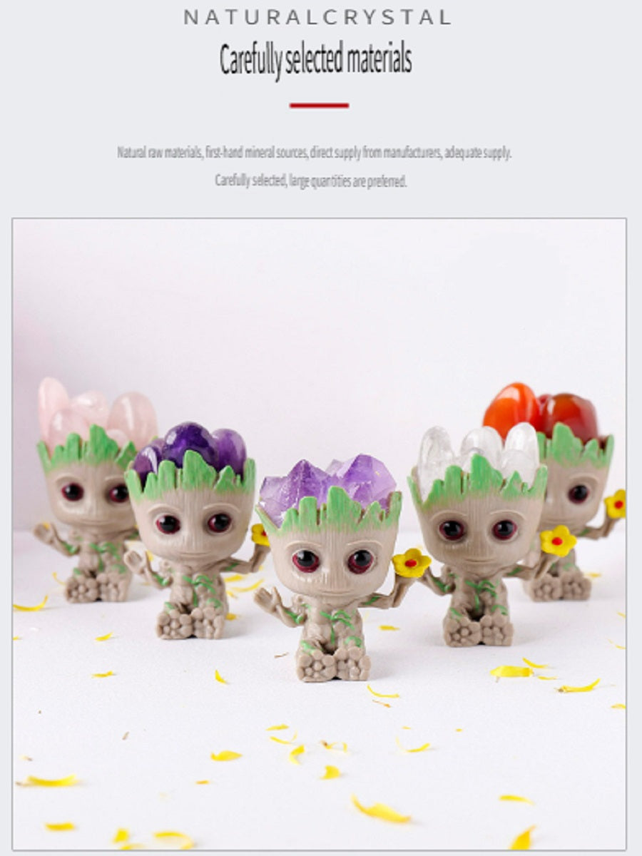 RYS Groot hand-made ornaments made of natural crystals and precious stones