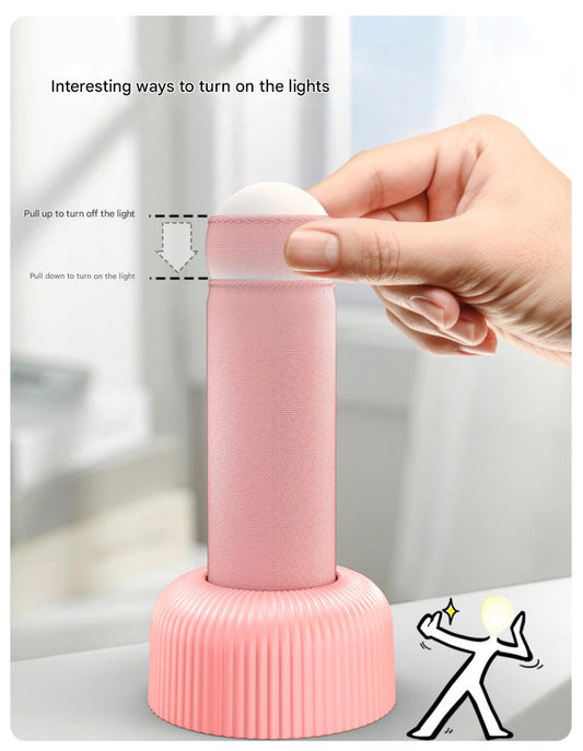 TQT Night light, hand-pull control switch, rechargeable, creative, gift