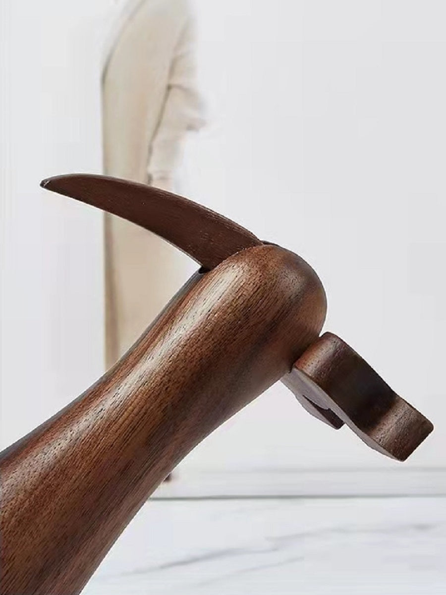 VKXK Black walnut dachshund, creative home and car decorations, gifts, handmade