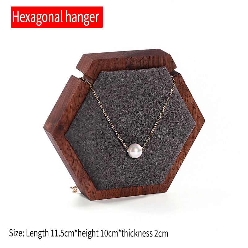 LVCAI Walnut jewelry display stand, a variety of styles