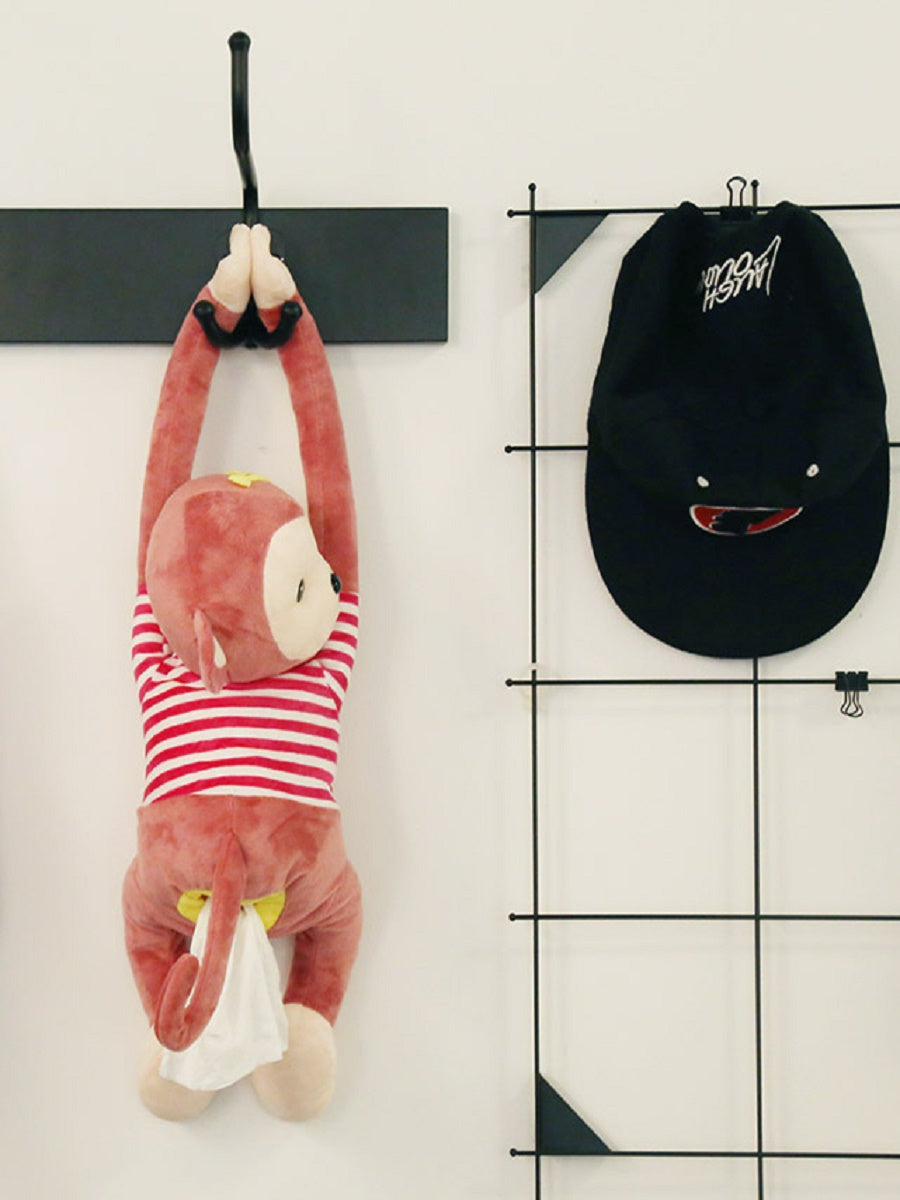 MCZB Creative Pippi monkey tissue box, car supplies, pull-out car seat back pumping box, can be used at home, can be used as a toy