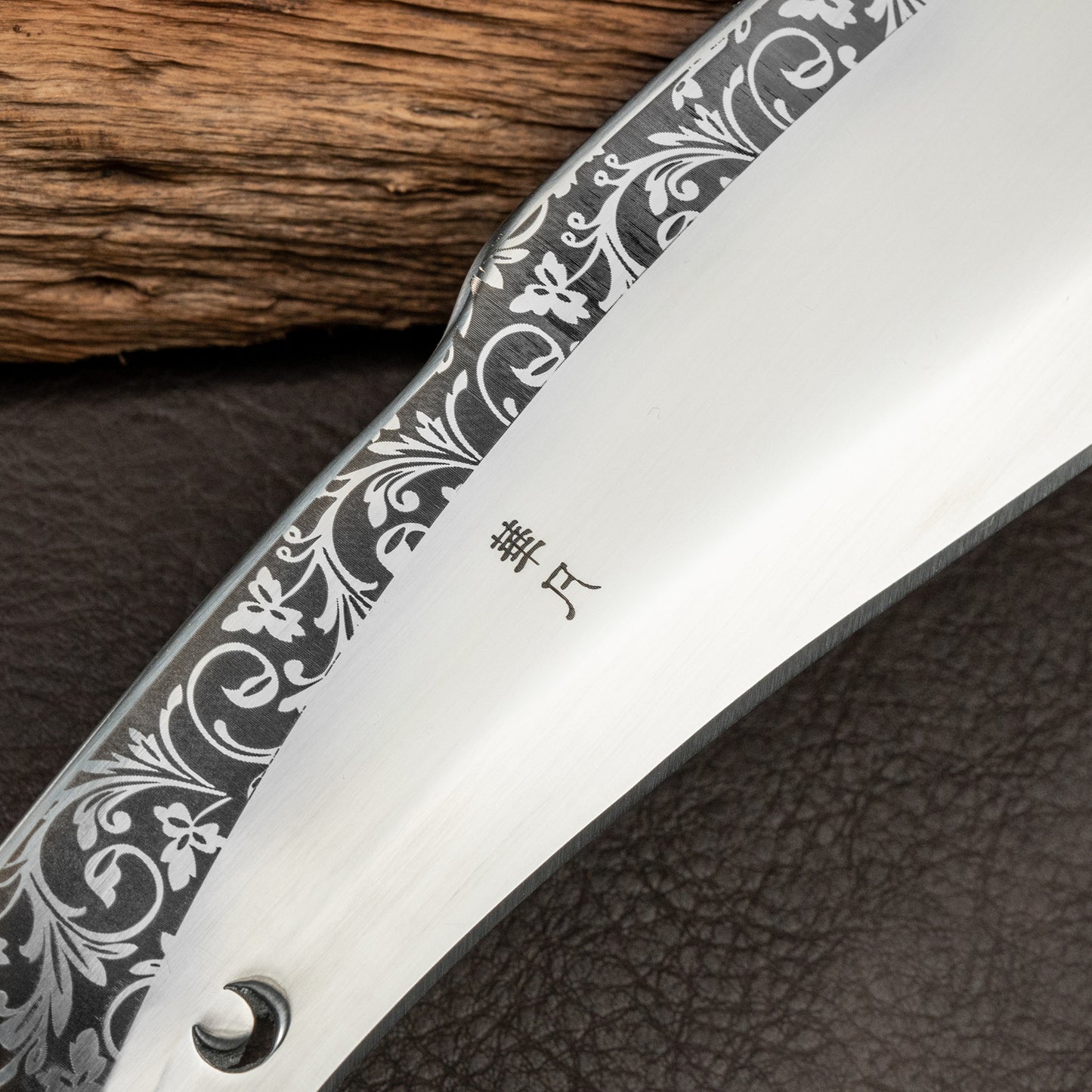 HFD Longquan hand-forged bone-cutting knife, mad dog scissors, suitable for chopping bones, cutting meat, slaughtering livestock, all-steel belt engraving pattern，Three styles available