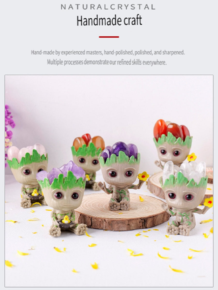 RYS Groot hand-made ornaments made of natural crystals and precious stones