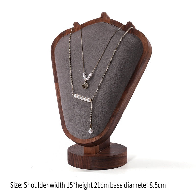 LVCAI Walnut jewelry display stand, a variety of styles