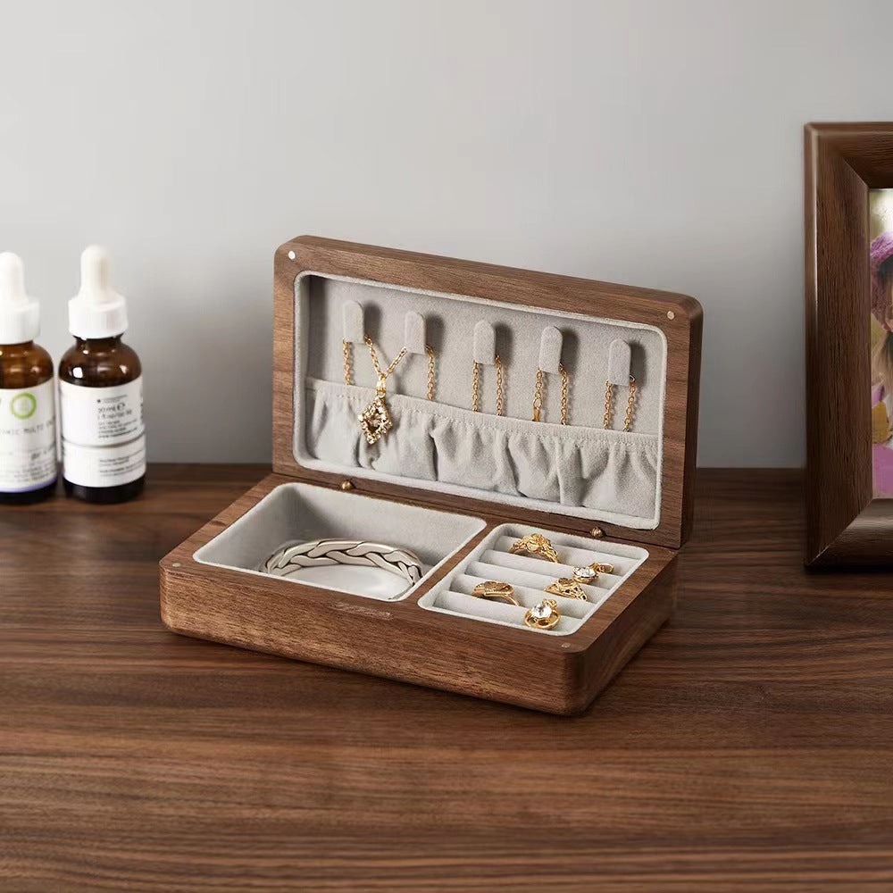 MYZD North American black walnut jewelry box