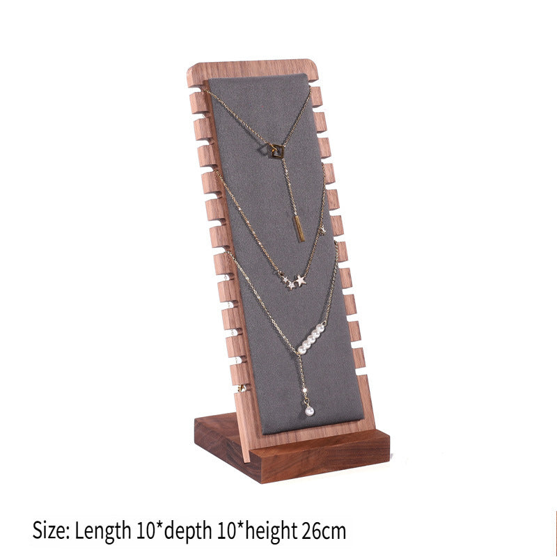 LVCAI Walnut jewelry display stand, a variety of styles