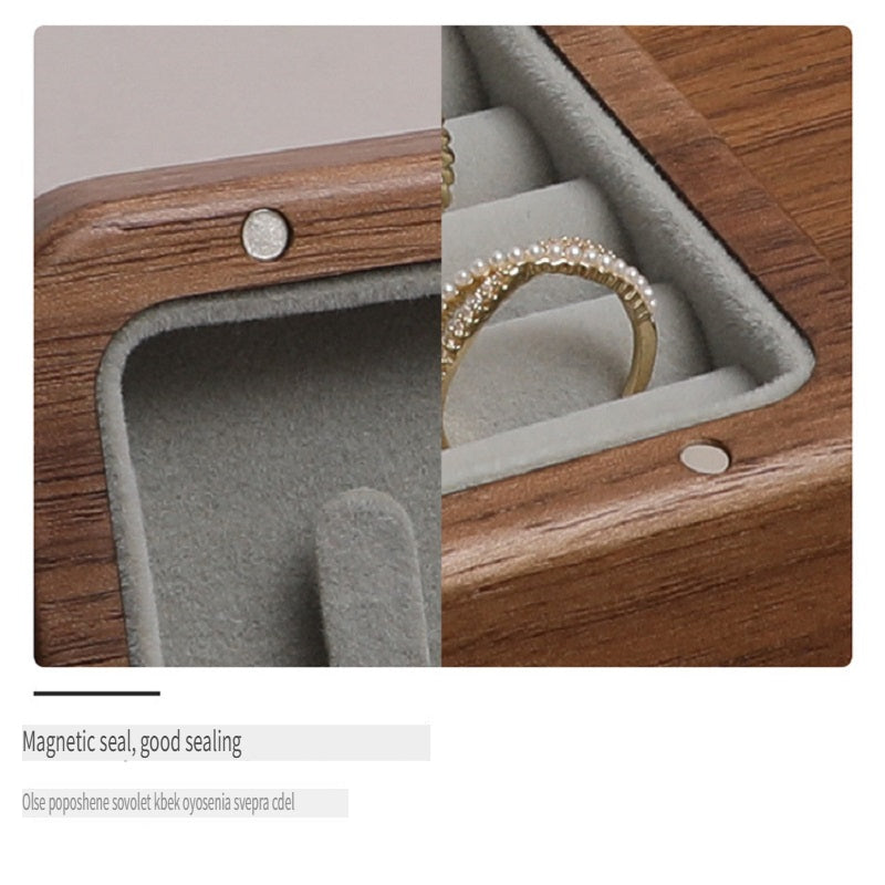 MYZD North American black walnut jewelry box