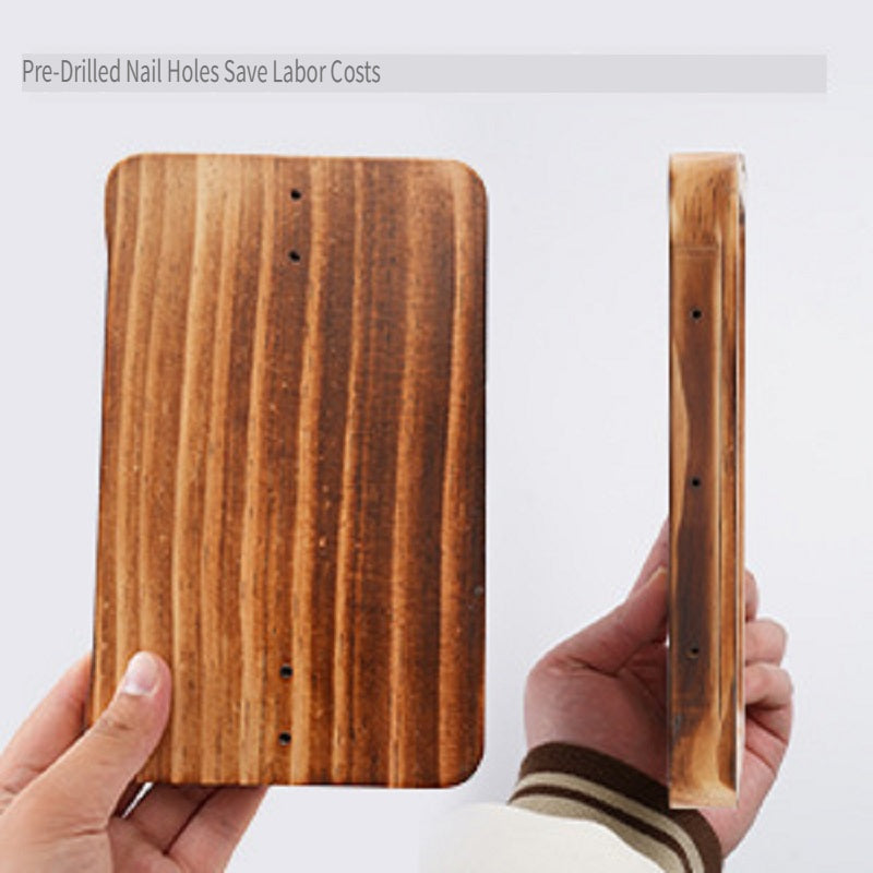 XMT European Retro Style Toilet Paper Holder With Shelves Pine Easy To Install