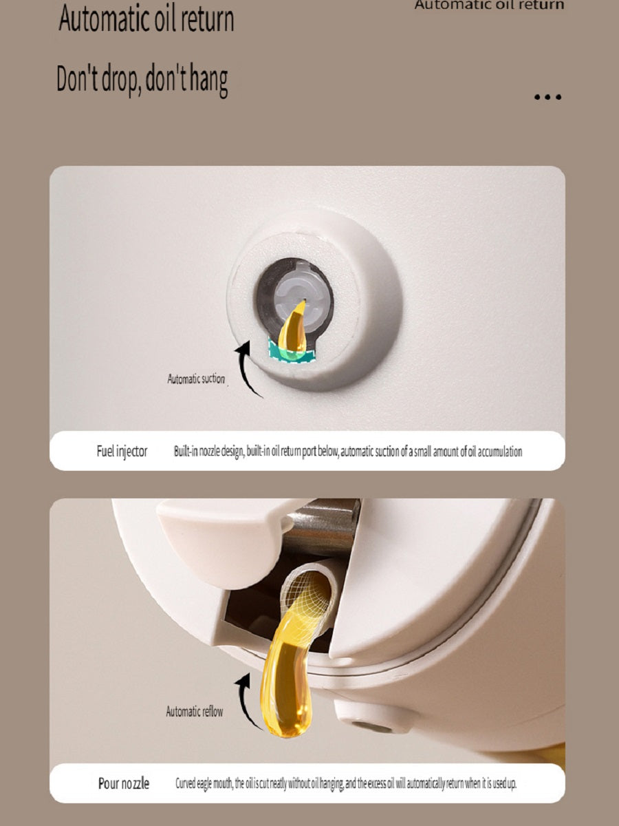FaSoLa Kitchen household oiling bottle, can be sprayed with oiling, glass spraying and oiling integrated oil bottle, suitable for liquid seasonings and edible oils，550ML