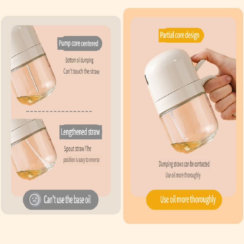 FaSoLa Kitchen glass atomizing injector, quantitative oil control, sealed and leak-proof, 300ml