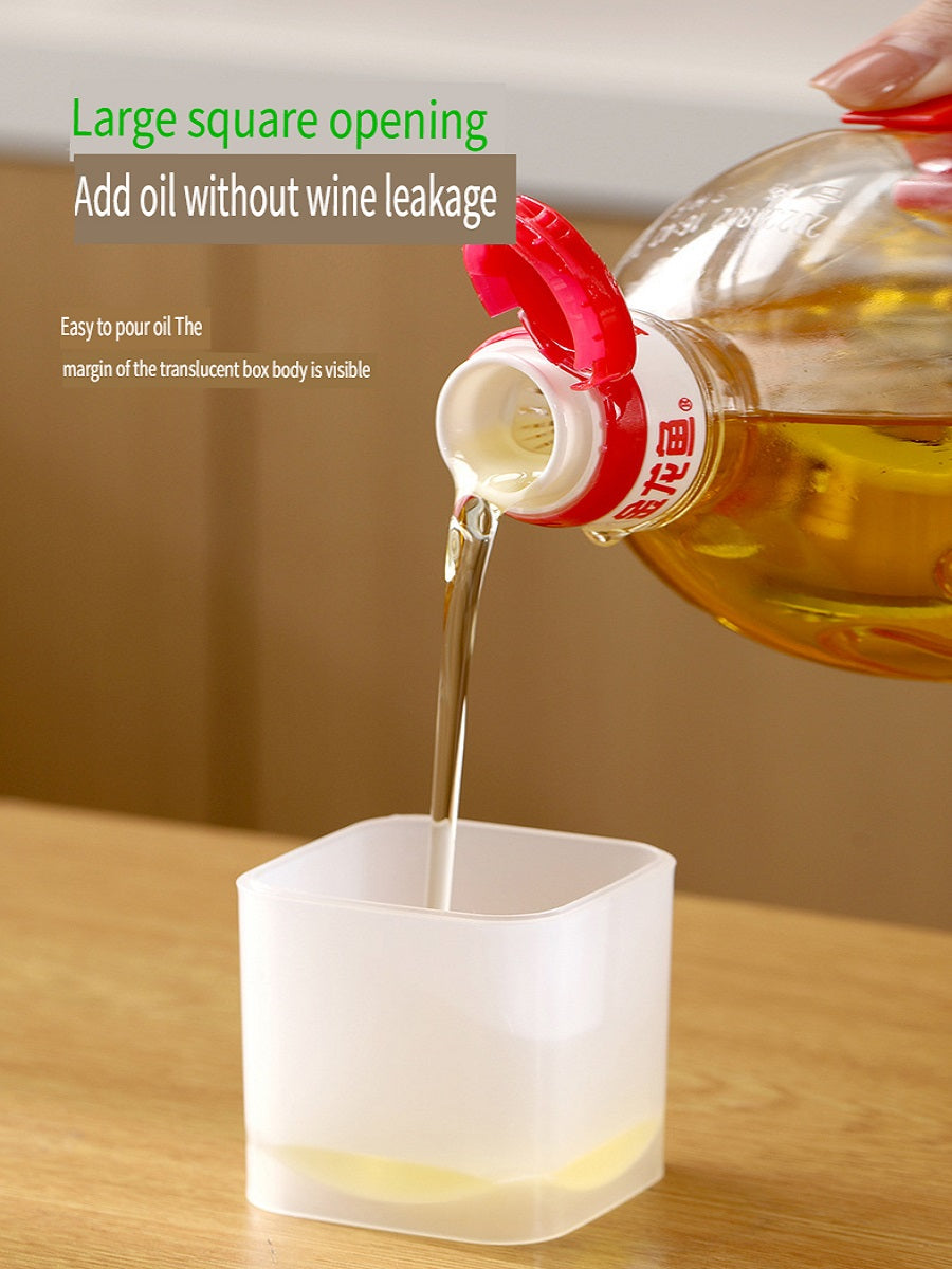 FaSoLa Household silicone oil brush, integrated high temperature resistant oil brush with bottle