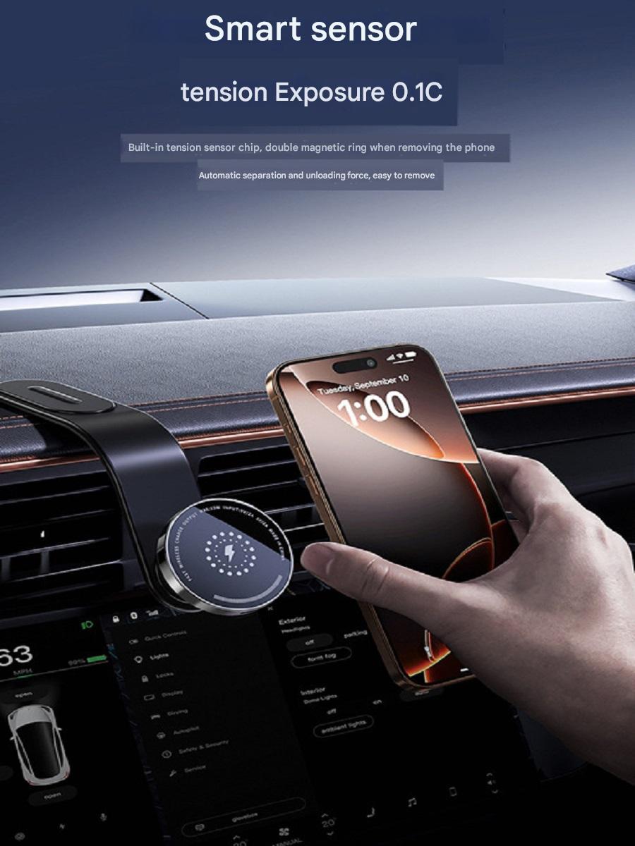 ZLKJ Magsafe car magnetic wireless charging bracket that can be bent as desired