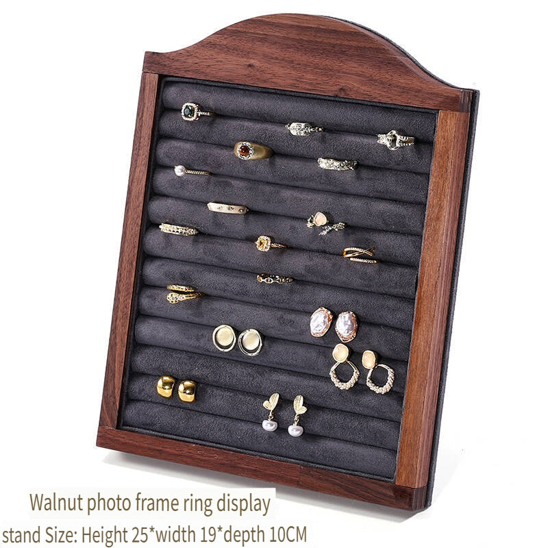 LVCAI Walnut jewelry display stand, a variety of styles