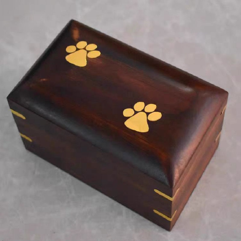 YZBZ Wooden pet urns suitable for dogs, cats and other pets