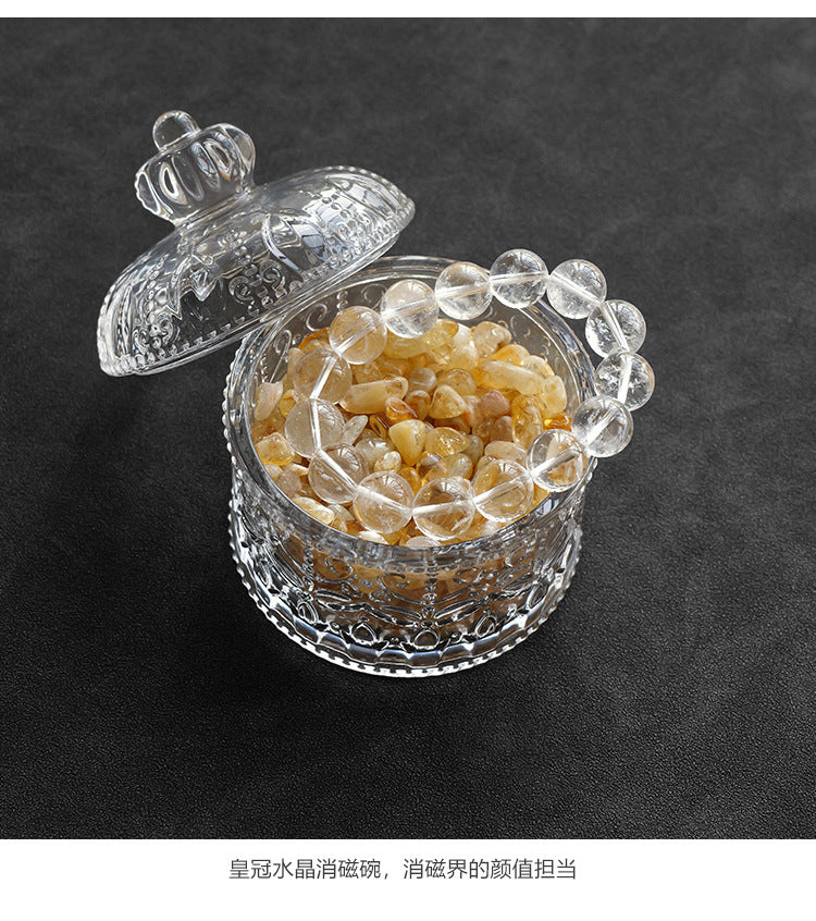 وعاء إزالة المغناطيسية الكريستالية، وعاء زجاجي لتنقية ملح يوشو