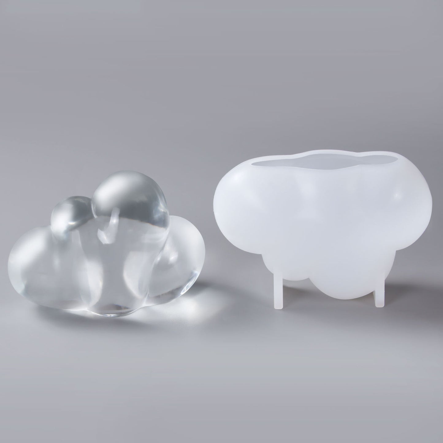 MSH 3D three-dimensional small cloud silicone mold, suitable for epoxy, gypsum and other handmade DIY molds