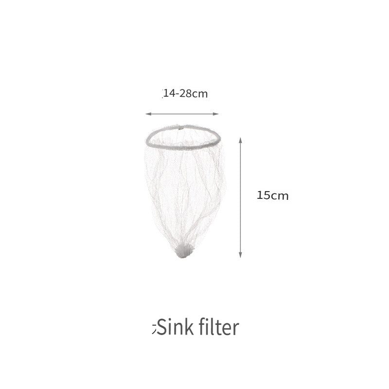 FaSoLa Kitchen sink filter and drain rack, food waste net bag, sink drain net