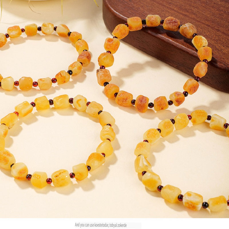 RYS Natural beeswax irregular bracelet