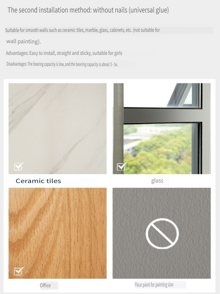 MYZD North American black walnut/beech solid wood coat hooks, 4-8 hooks optional