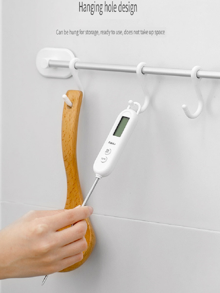 FaSoLa Probe-type food thermometer, suitable for baby bottles and kitchens，Digital display, can measure -50-300 degrees Celsius