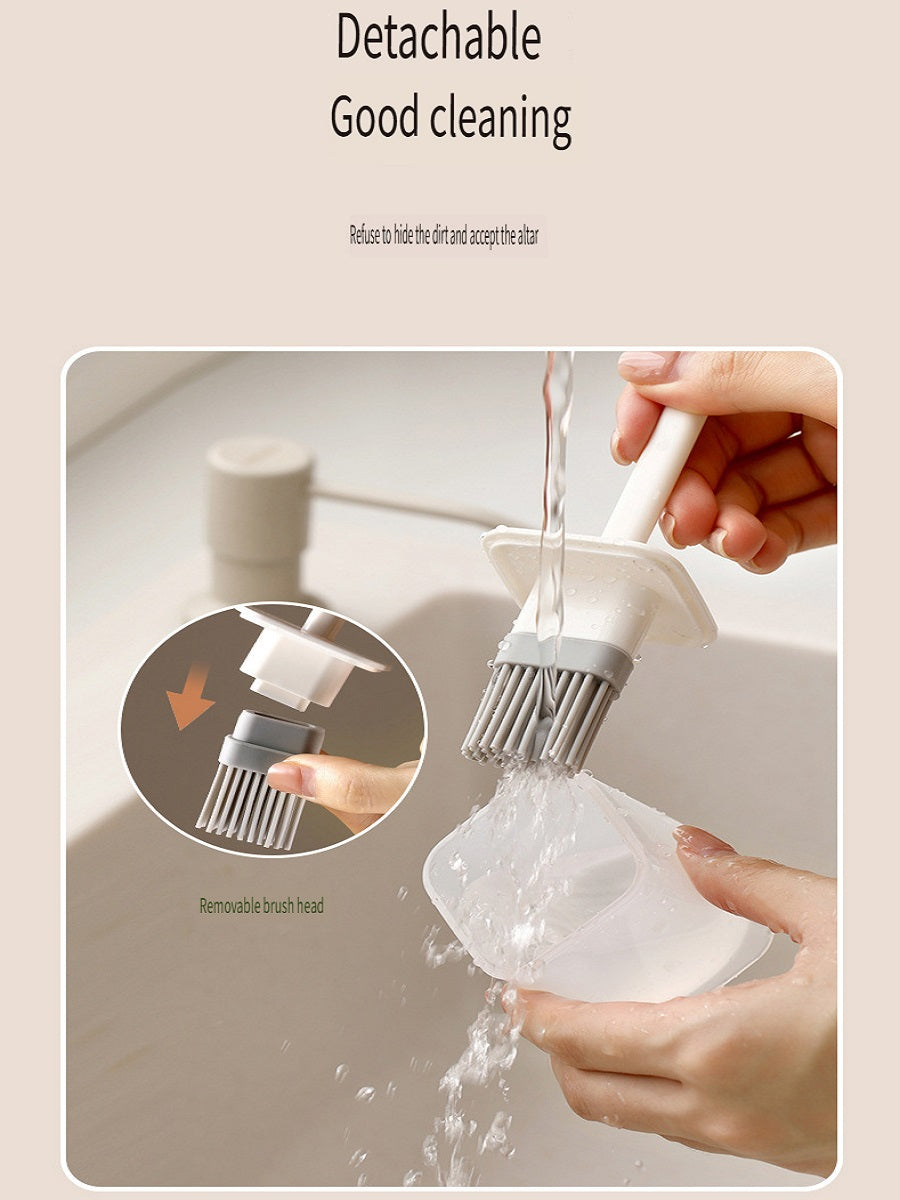 FaSoLa Household silicone oil brush, integrated high temperature resistant oil brush with bottle